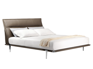 MR MOONLIGHT - Leather double bed _ Poltrona Frau